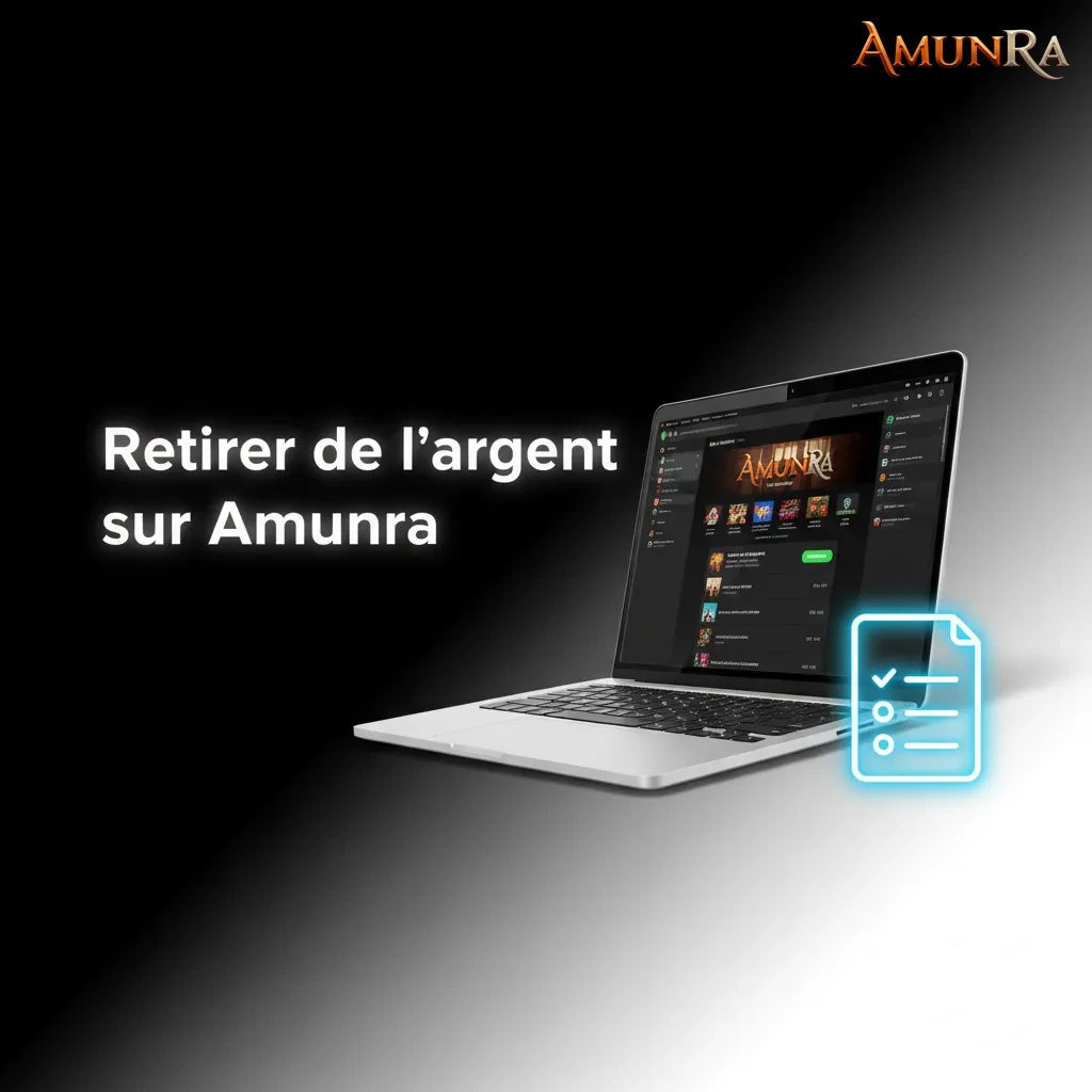 Guide retrait Amunra: compte vérifié, méthode compatible, montant, suivi statut, docs si requis, délais variables.